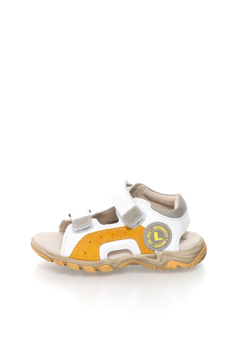 Sandale de piele cu velcro
